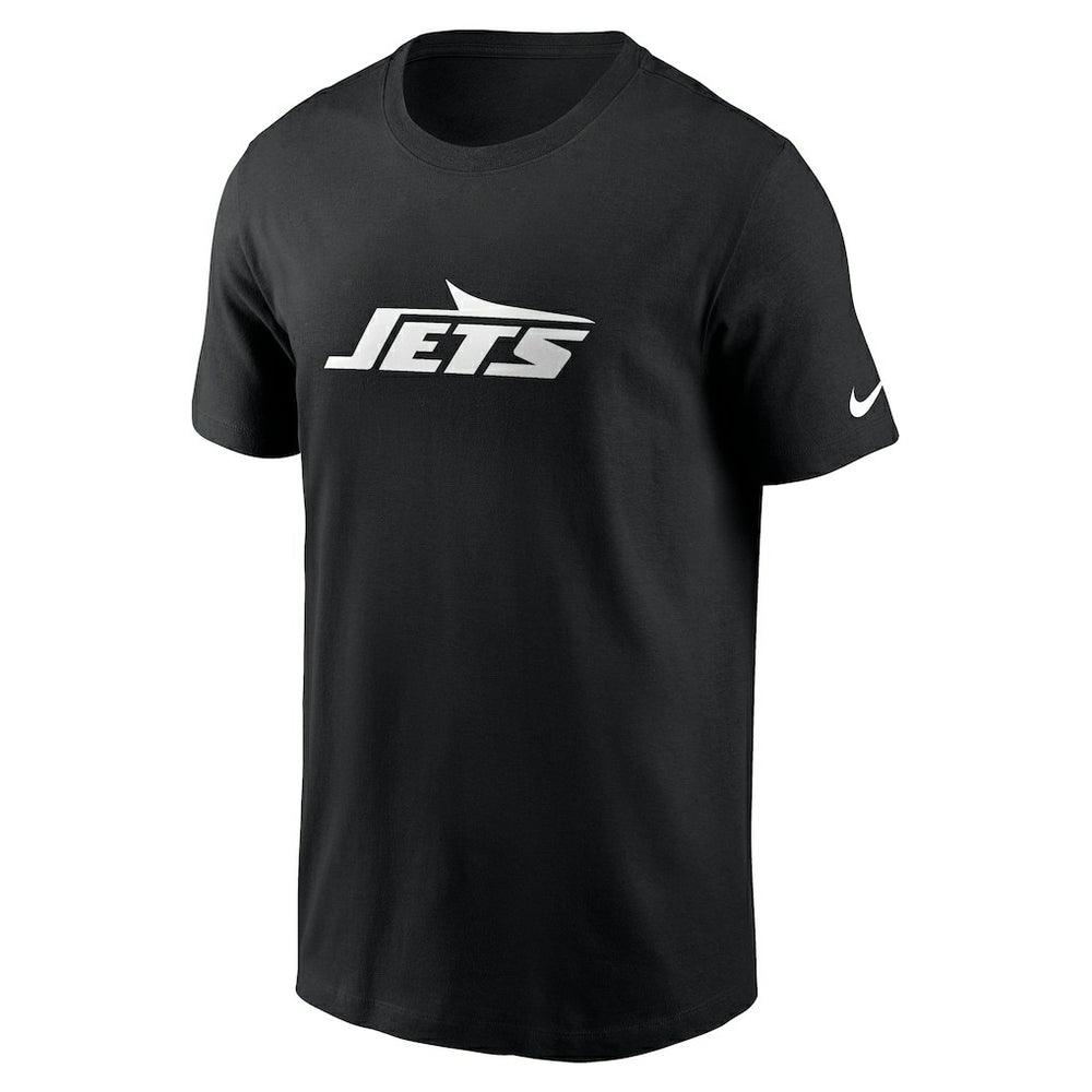 New York Jets Primetime Logo Essential T-Shirt - Black - Nike