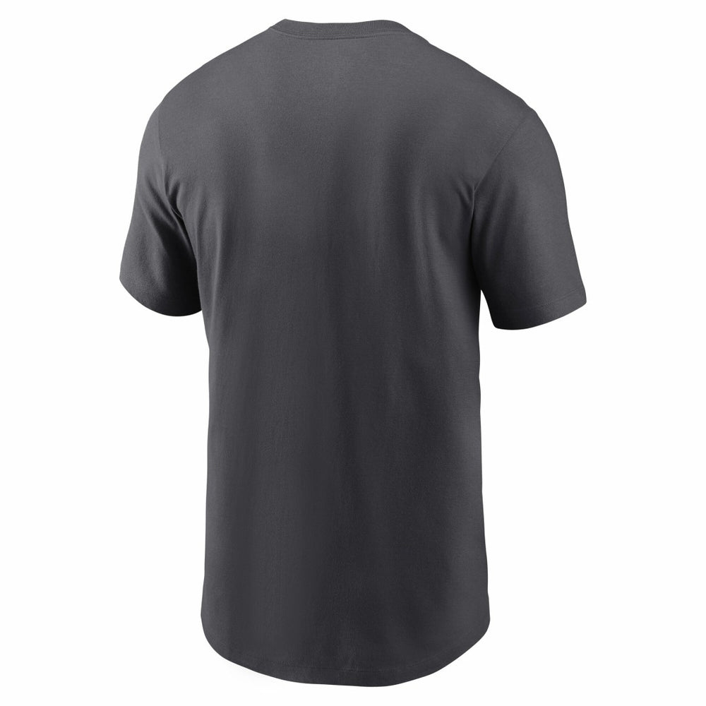 Denver Broncos Primetime Wordmark Essential T-Shirt - Anthracite - Nike