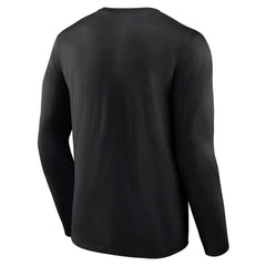Jacksonville Jaguars Classic Logo Long Sleeve T-Shirt - Black - NFL