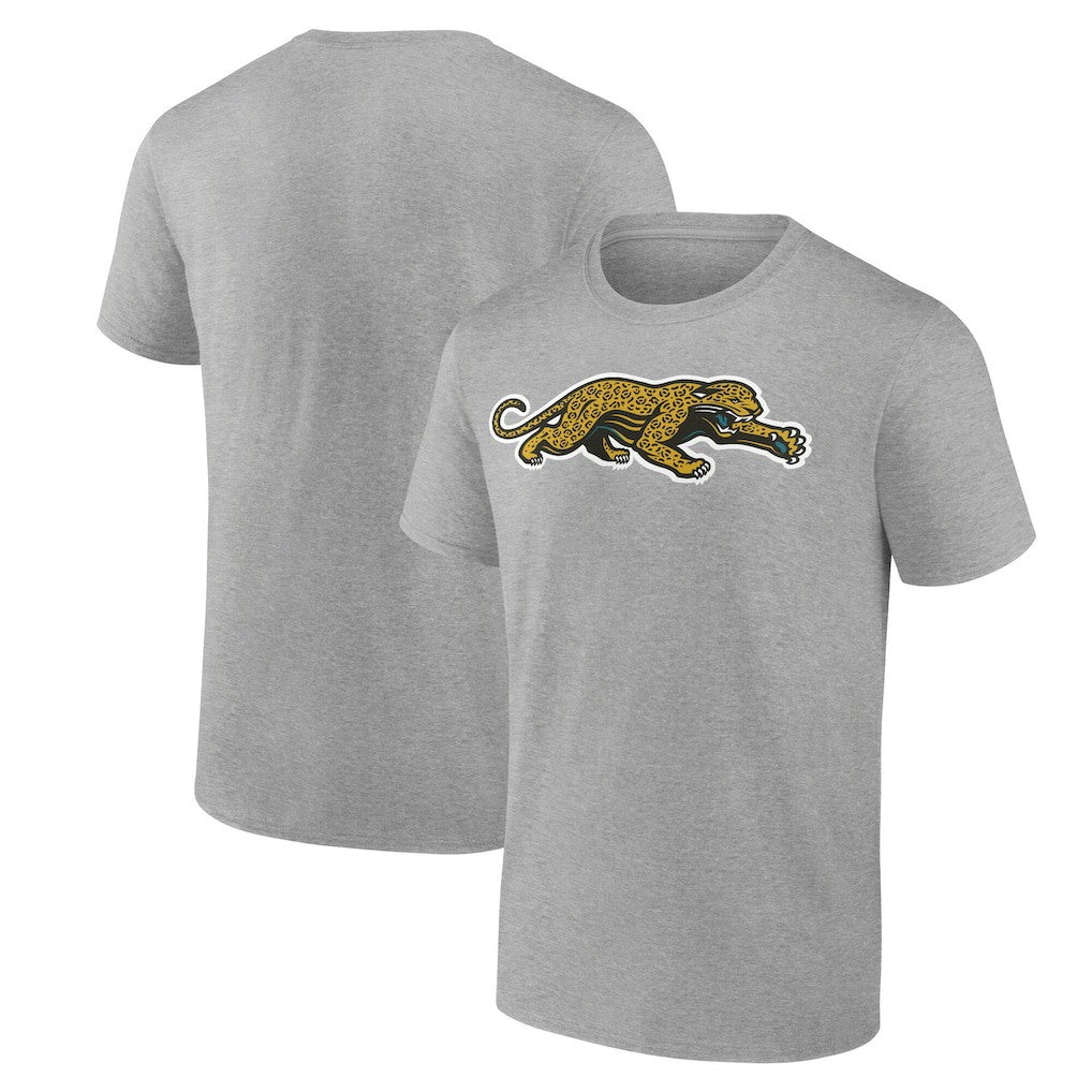 Jacksonville Jaguars Classic Logo T-Shirt - Heather Gray - NFL