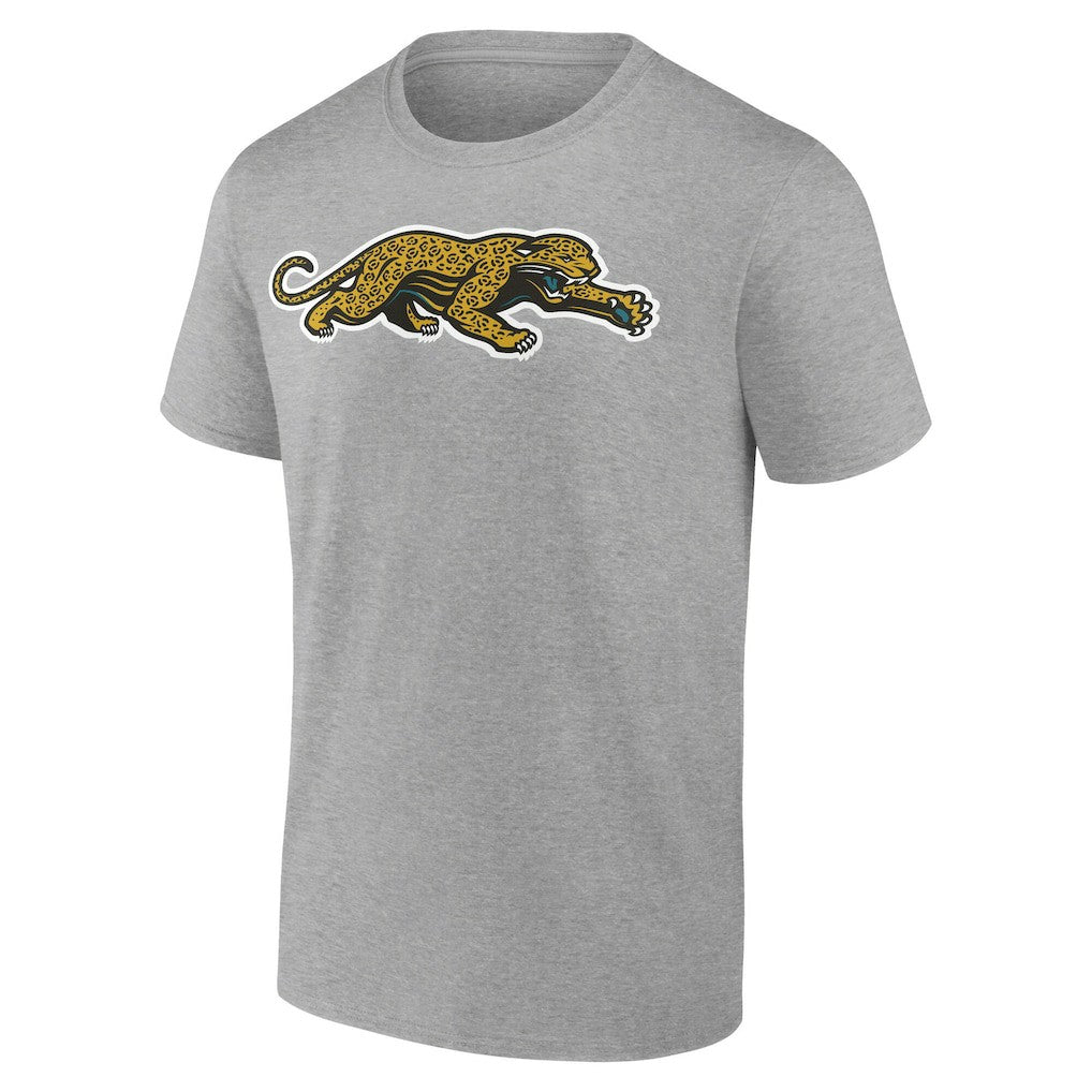 Jacksonville Jaguars Classic Logo T-Shirt - Heather Gray - NFL