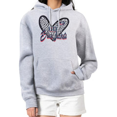 Columbus Blue Jackets G-III 4Her by Carl Banks Women's Animal Print Heart Fleece Pullover Hoodie - Heather Gray | NHL discount
