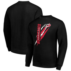 Carolina Hurricanes Starter Color Scratch Pullover Sweatshirt - Black | NHL sale