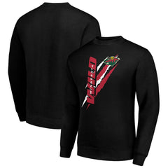 Minnesota Wild Starter Color Scratch Pullover Sweatshirt - Black | NHL sale