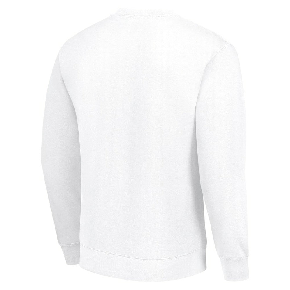 Nashville Predators Starter Stick And Puck Logo Fleece Pullover Sweatshirt - White | NHL Clearance