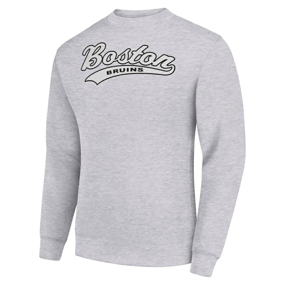 Boston Bruins Starter  Tailsweep City Pullover Sweatshirt - Heather Gray | NHL sale