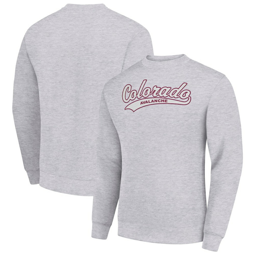 Colorado Avalanche Starter  Tailsweep City Pullover Sweatshirt - Heather Gray | NHL sale