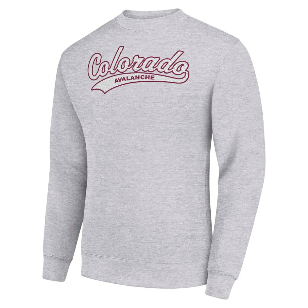 Colorado Avalanche Starter  Tailsweep City Pullover Sweatshirt - Heather Gray | NHL sale