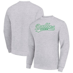 Dallas Stars Starter  Tailsweep City Pullover Sweatshirt - Heather Gray | NHL Clearance