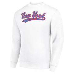 New York Rangers Starter  Tailsweep City Pullover Sweatshirt - White | NHL online