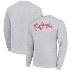 Washington Capitals Starter  Tailsweep City Pullover Sweatshirt - Heather Gray | NHL Clearance