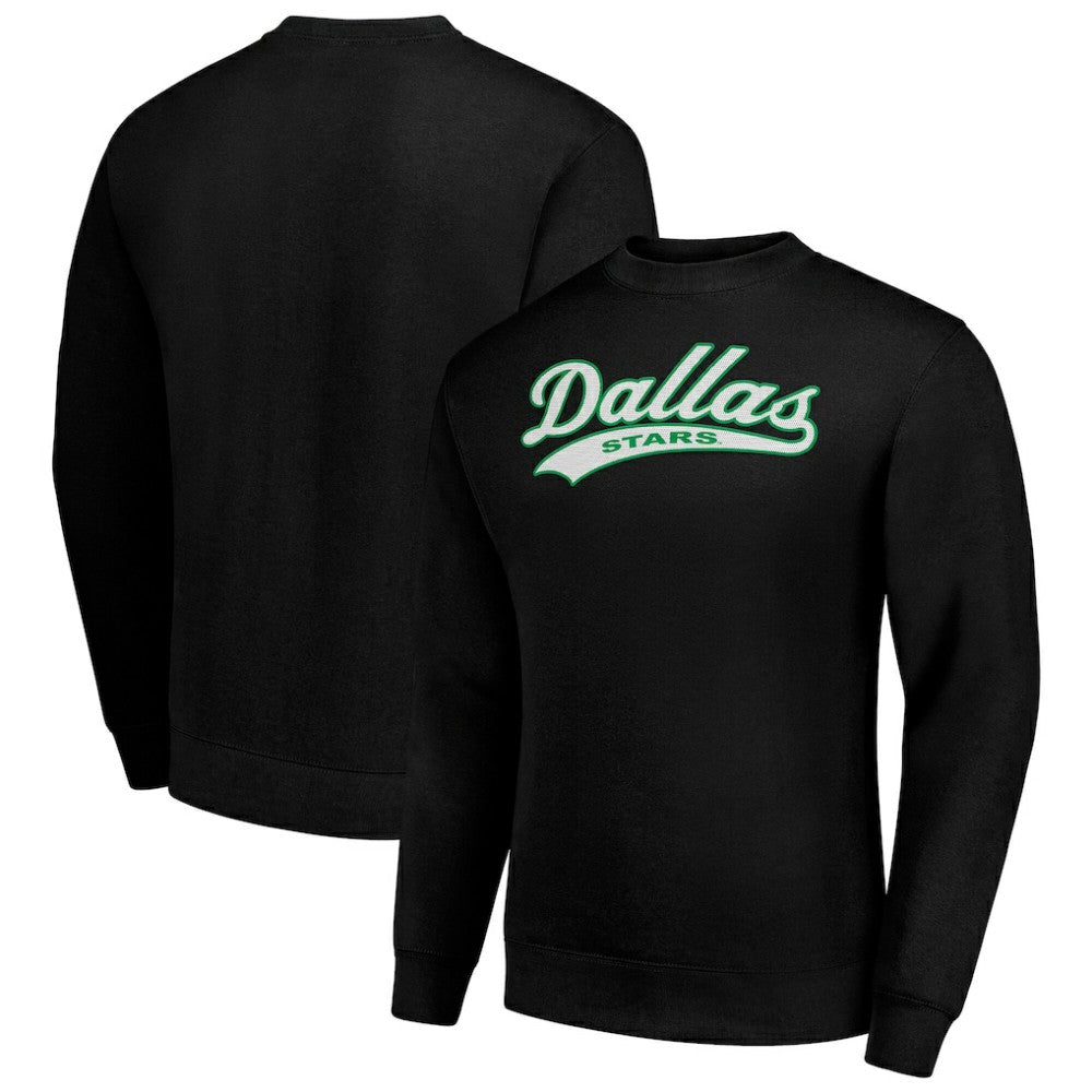 Dallas Stars Starter  Tailsweep City Pullover Sweatshirt - Black | NHL online