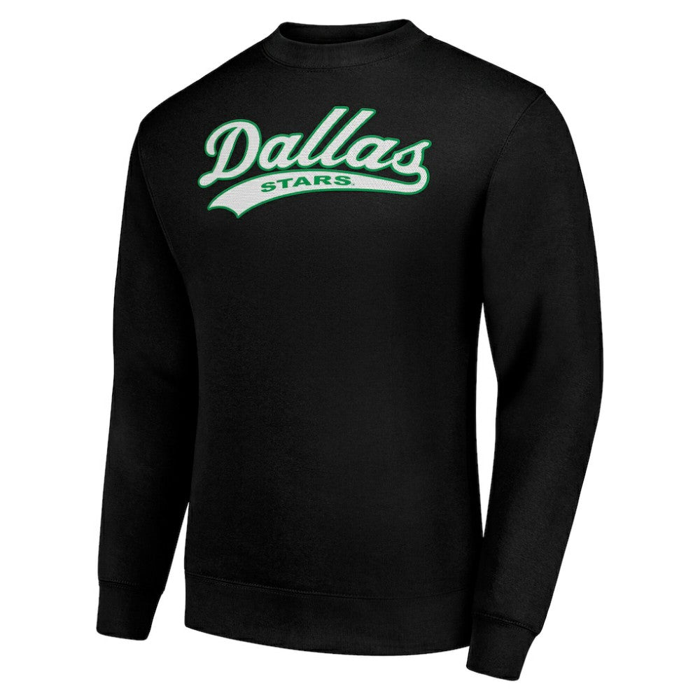 Dallas Stars Starter  Tailsweep City Pullover Sweatshirt - Black | NHL online