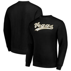 Vegas Golden Knights Starter  Tailsweep City Pullover Sweatshirt - Black | NHL Clearance