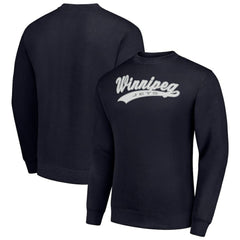 Winnipeg Jets Starter  Tailsweep City Pullover Sweatshirt - Navy | NHL discount