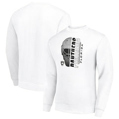 Florida Panthers Starter  Half Helmet Team Logo Pullover Sweatshirt - White | NHL Clearance