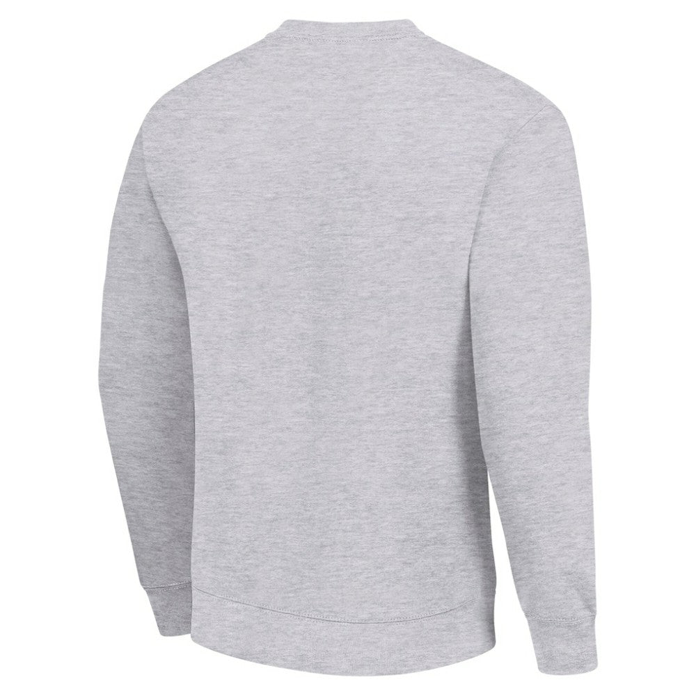 New York Islanders Starter  Half Helmet Team Logo Pullover Sweatshirt - Heather Gray | NHL online