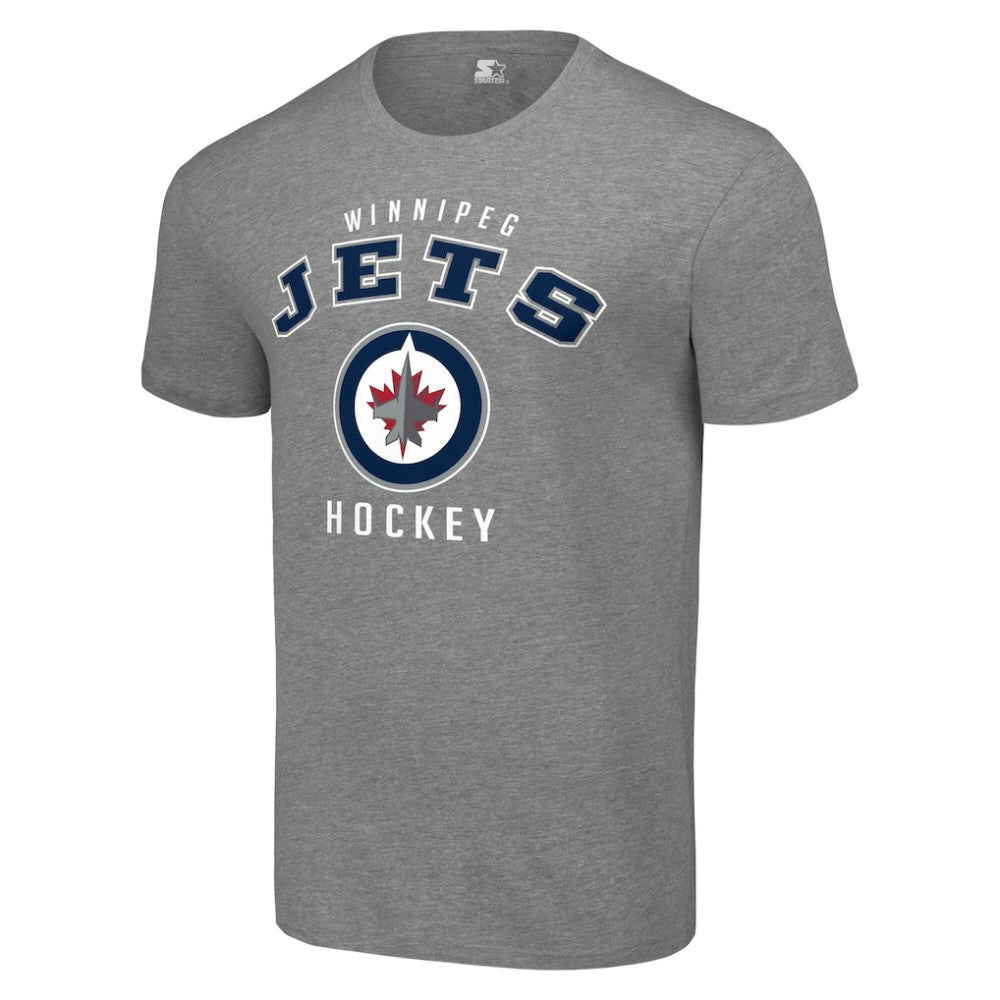 Winnipeg Jets Starter Logo T-Shirt - Heather Gray | NHL online