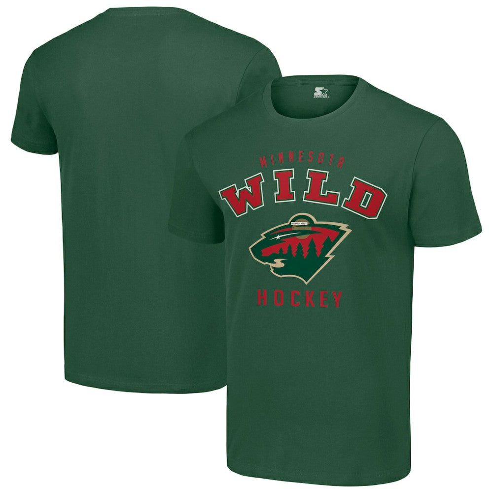 Minnesota Wild Starter Logo T-Shirt - Green | NHL Lifestyle