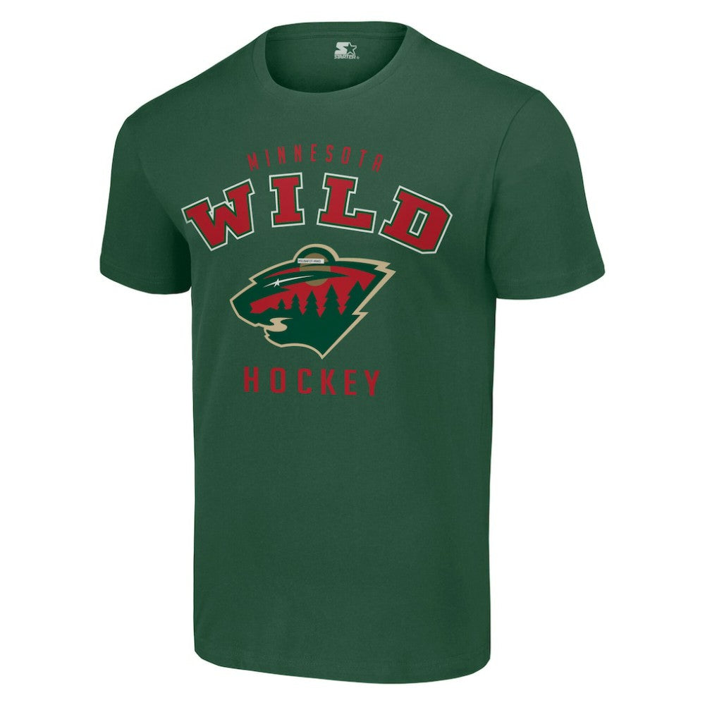 Minnesota Wild Starter Logo T-Shirt - Green | NHL Lifestyle