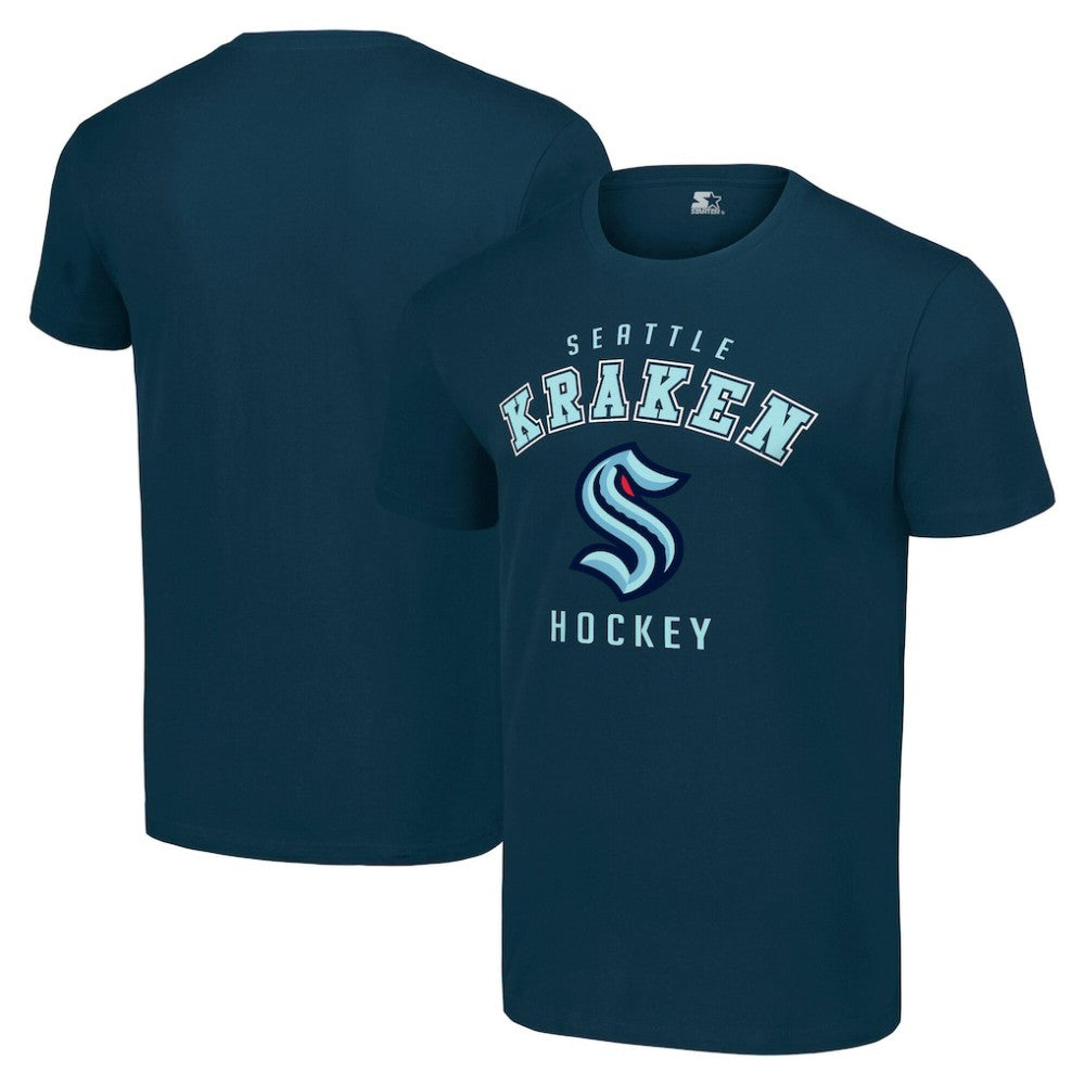 Seattle Kraken Starter Logo T-Shirt - Navy | NHL discount