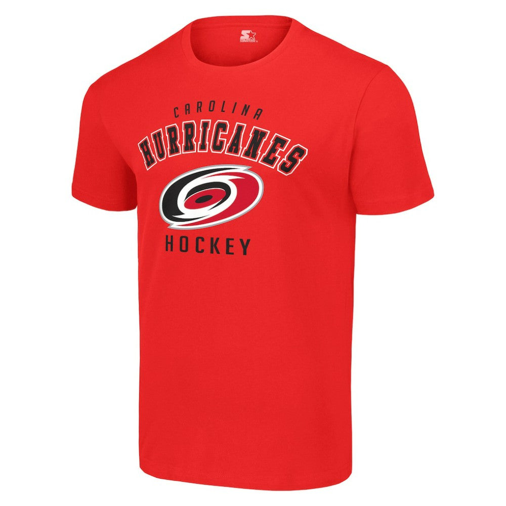 Carolina Hurricanes Starter Logo T-Shirt - Red | NHL Clearance