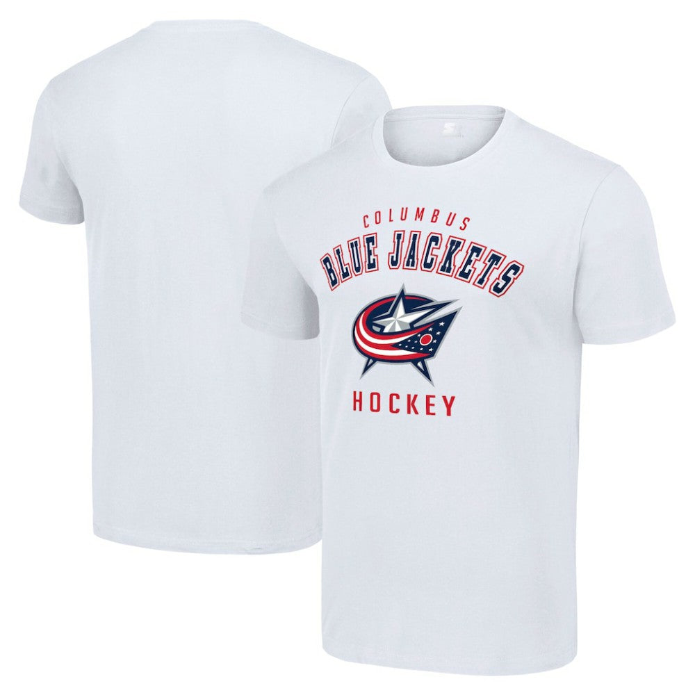Columbus Blue Jackets Starter Logo T-Shirt - White | NHL Clearance