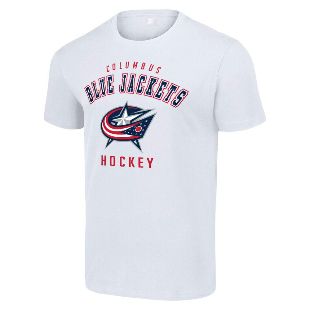 Columbus Blue Jackets Starter Logo T-Shirt - White | NHL Clearance