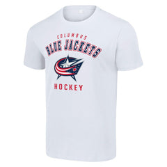 Columbus Blue Jackets Starter Logo T-Shirt - White | NHL Clearance