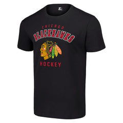 Chicago Blackhawks Starter Logo T-Shirt - Black | NHL on sale
