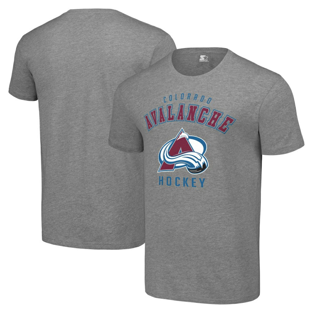 Colorado Avalanche Starter Logo T-Shirt - Heather Gray | NHL discount