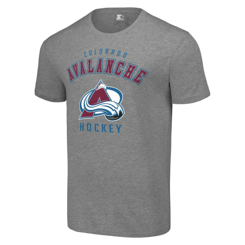 Colorado Avalanche Starter Logo T-Shirt - Heather Gray | NHL discount