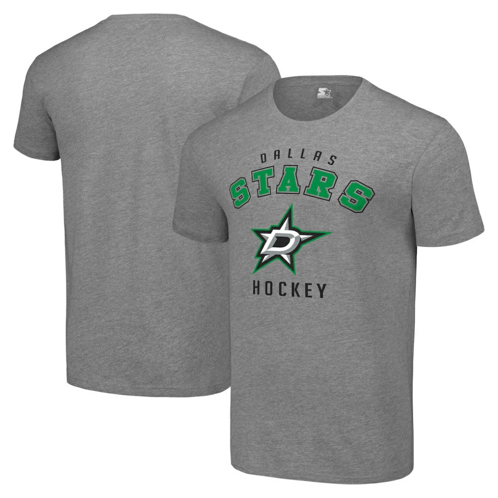Dallas Stars Starter Logo T-Shirt - Heather Gray | NHL Clearance