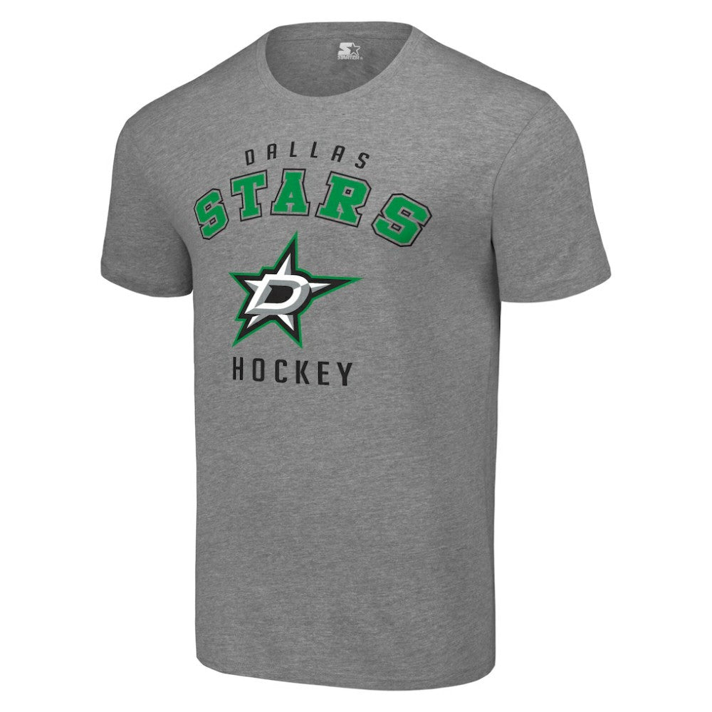 Dallas Stars Starter Logo T-Shirt - Heather Gray | NHL Clearance