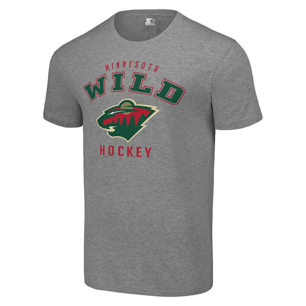 Minnesota Wild Starter Logo T-Shirt - Heather Gray | NHL sale