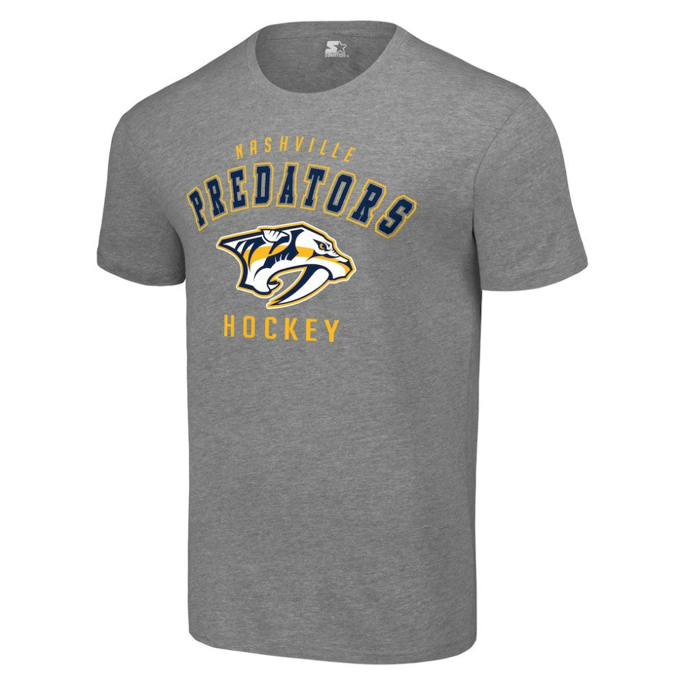 Nashville Predators Starter Logo T-Shirt - Heather Gray | NHL on sale