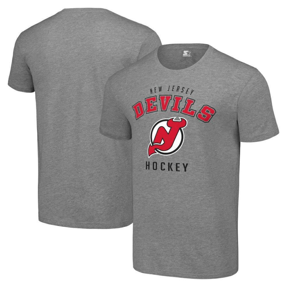 New Jersey Devils Starter Logo T-Shirt - Heather Gray | NHL near me