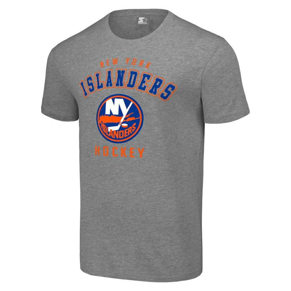 New York Islanders Starter Logo T-Shirt - Heather Gray | NHL online