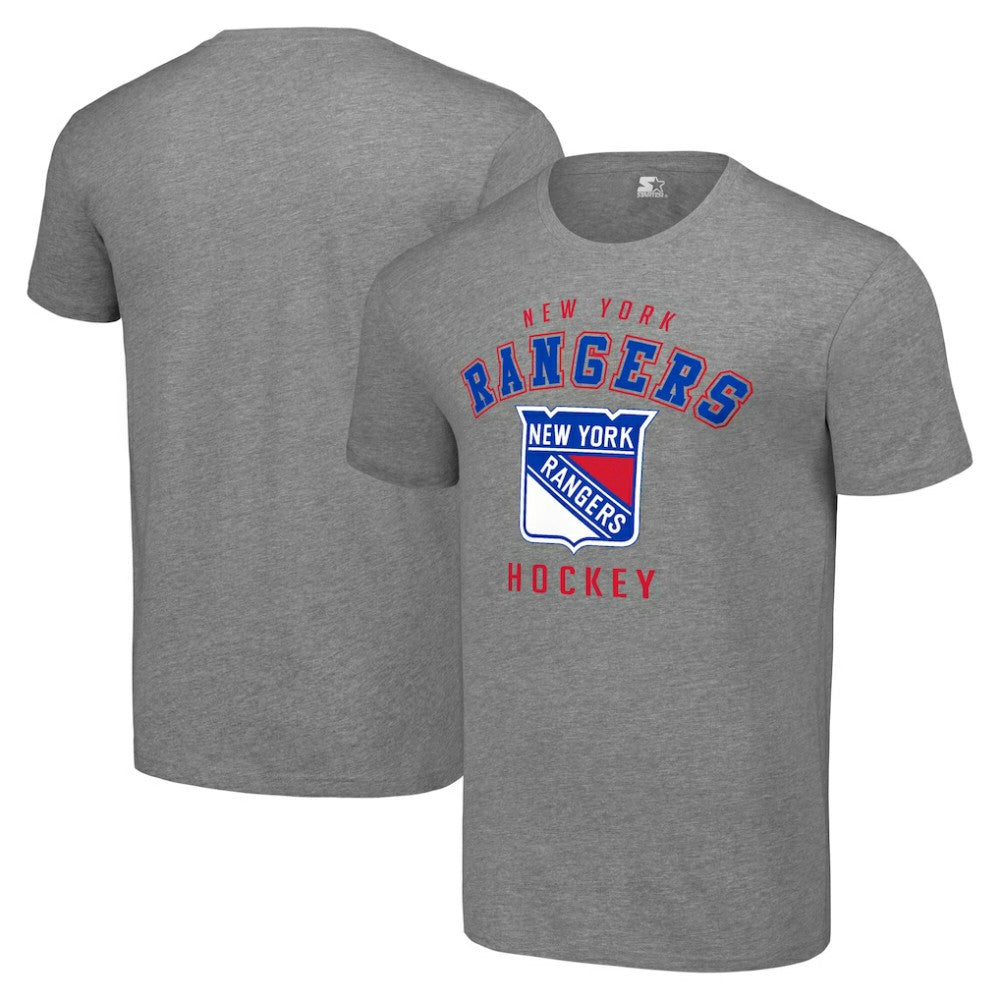 New York Rangers Starter Logo T-Shirt - Heather Gray | NHL on sale