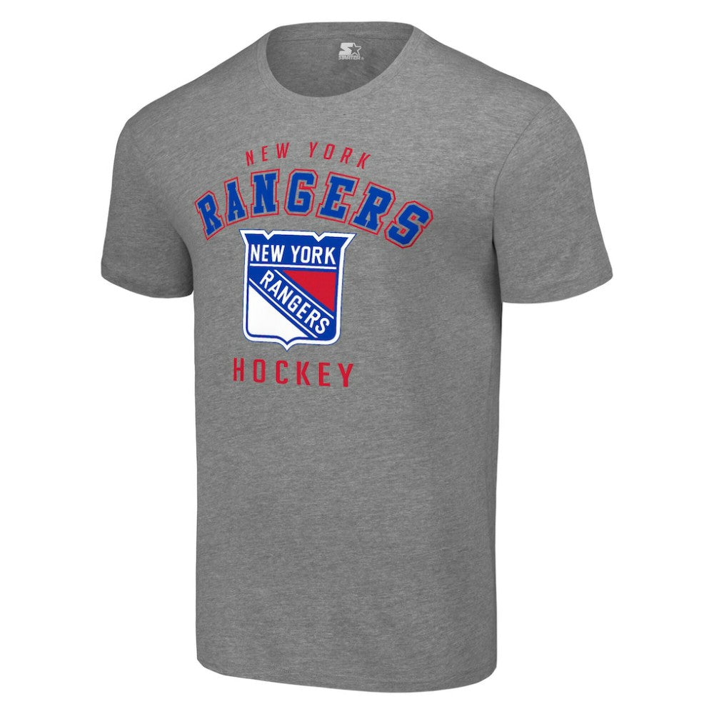 New York Rangers Starter Logo T-Shirt - Heather Gray | NHL on sale