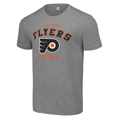 Philadelphia Flyers Starter Logo T-Shirt - Heather Gray | NHL on sale