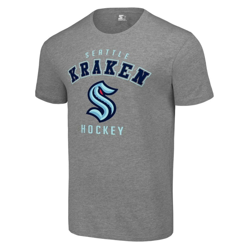 Seattle Kraken Starter Logo T-Shirt - Heather Gray | NHL online