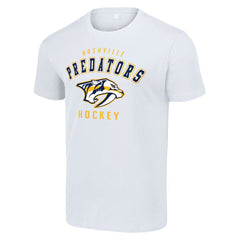 Nashville Predators Starter Logo T-Shirt - White | NHL online