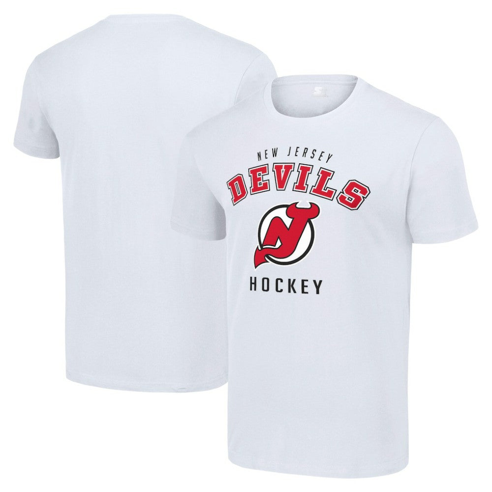 New Jersey Devils Starter Logo T-Shirt - White | NHL Clearance