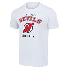 New Jersey Devils Starter Logo T-Shirt - White | NHL Clearance
