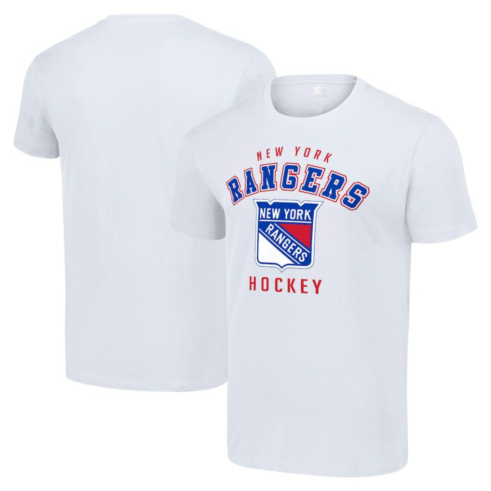 New York Rangers Starter Logo T-Shirt - White | NHL Lifestyle