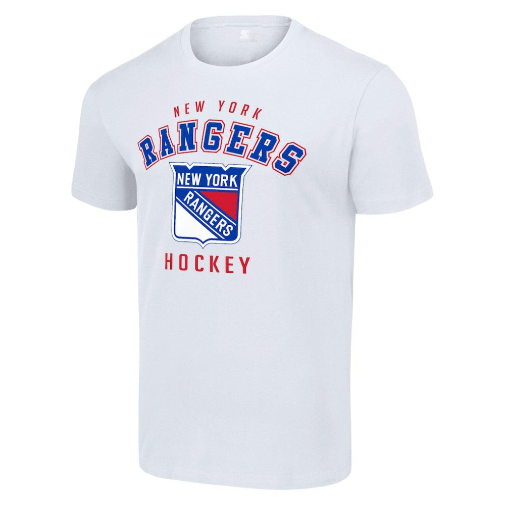 New York Rangers Starter Logo T-Shirt - White | NHL Lifestyle
