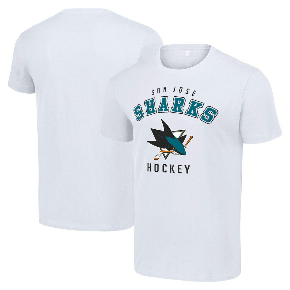 San Jose Sharks Starter Logo T-Shirt - White | NHL near me