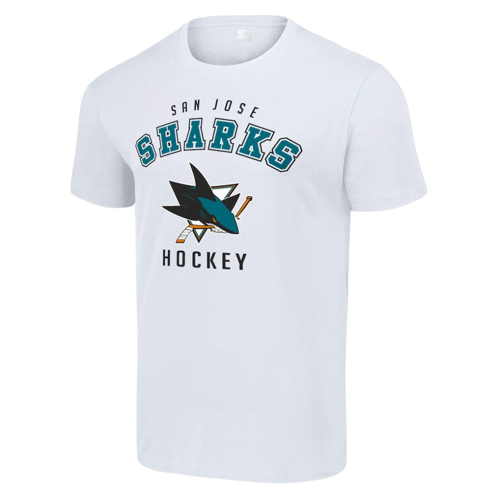 San Jose Sharks Starter Logo T-Shirt - White | NHL near me