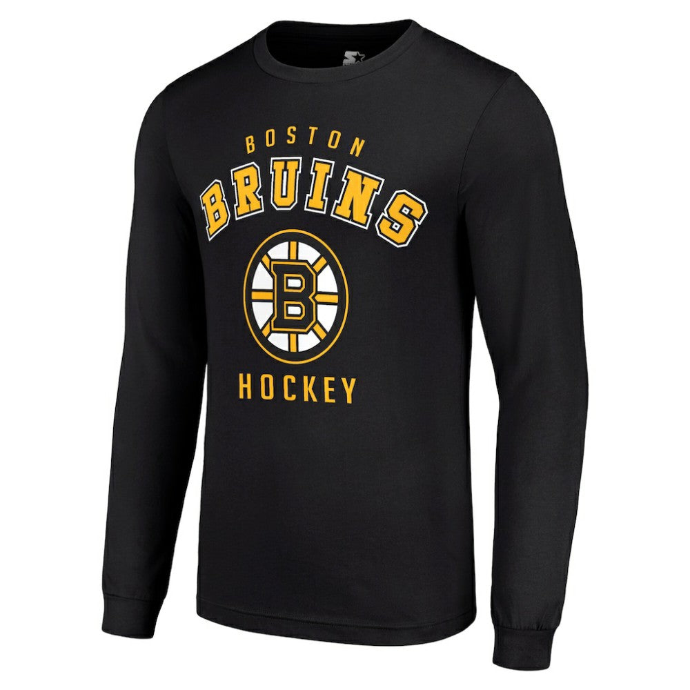 Boston Bruins Starter Logo Long Sleeve T-Shirt - Black | NHL on sale